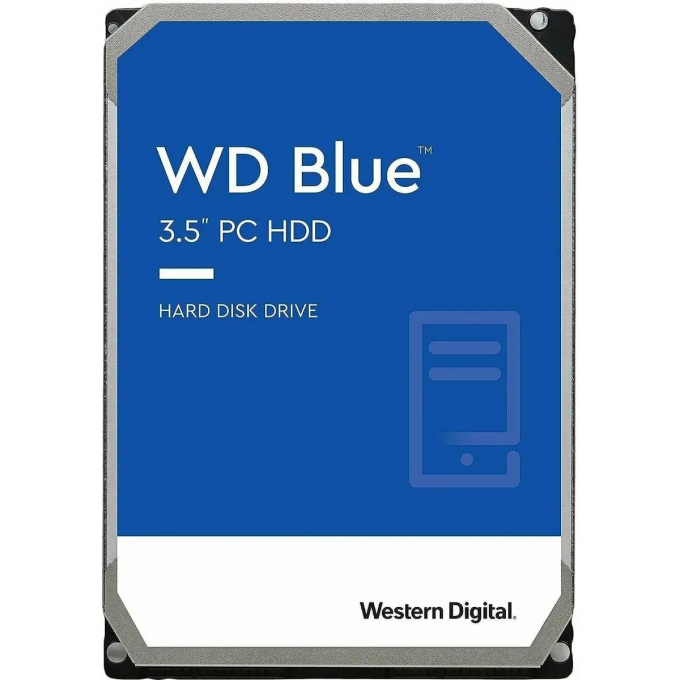 Жесткий диск WESTERN DIGITAL BLUE , 2ТБ, HDD, SATA III, 3.5" WD20EARZ Жесткий диск WESTERN DIGITAL BLUE , 2ТБ, HDD, SATA III, 3.5" WD20EARZ