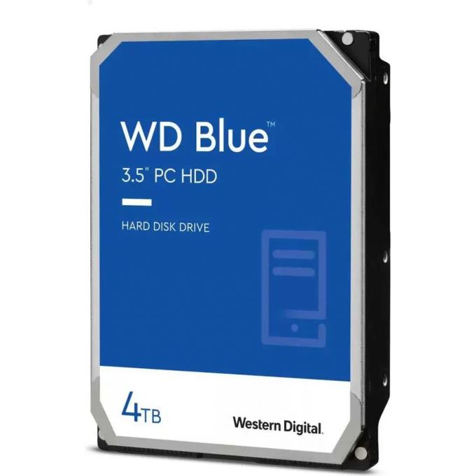 Жесткий диск WESTERN DIGITAL BLUE , 4ТБ, HDD, SATA III, 3.5" WD40EZAZ Жесткий диск WESTERN DIGITAL BLUE , 4ТБ, HDD, SATA III, 3.5" WD40EZAZ