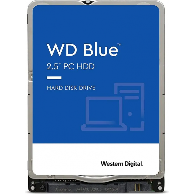 Жесткий диск WESTERN DIGITAL BLUE , 500ГБ, HDD, SATA III, 2.5" WD5000LPZX Жесткий диск WESTERN DIGITAL BLUE , 500ГБ, HDD, SATA III, 2.5" WD5000LPZX