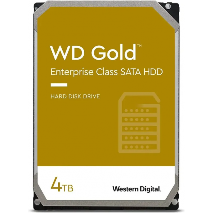 Жесткий диск WESTERN DIGITAL GOLD , 4ТБ, HDD, SATA III, 3.5" WD4003FRYZ Жесткий диск WESTERN DIGITAL GOLD , 4ТБ, HDD, SATA III, 3.5" WD4003FRYZ
