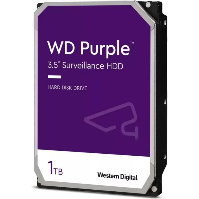 Жесткий диск WESTERN DIGITAL PURPLE , 1ТБ, HDD, SATA III, 3.5" WD11PURZ Жесткий диск WESTERN DIGITAL PURPLE , 1ТБ, HDD, SATA III, 3.5" WD11PURZ