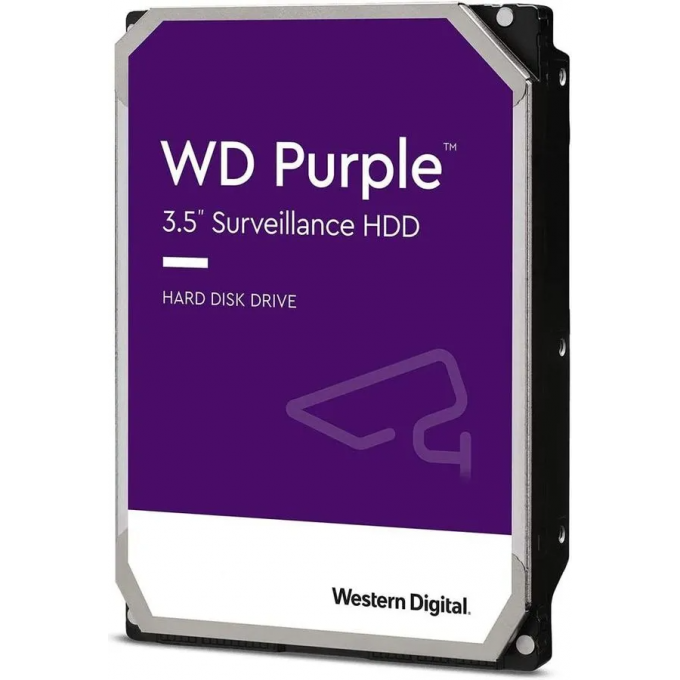 Жесткий диск WESTERN DIGITAL PURPLE , 4ТБ, HDD, SATA III, 3.5" WD42PURZ Жесткий диск WESTERN DIGITAL PURPLE , 4ТБ, HDD, SATA III, 3.5" WD42PURZ