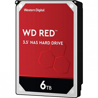 Жесткий диск WESTERN DIGITAL RED WD60EFAX, 6ТБ, HDD, SATA III, 3.5" Жесткий диск WESTERN DIGITAL RED WD60EFAX, 6ТБ, HDD, SATA III, 3.5"