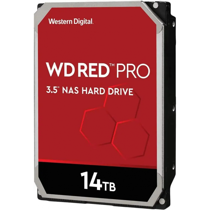 Жесткий диск WESTERN DIGITAL Red Pro WD141KFGX, 14ТБ, HDD, SATA III, 3.5" WD142KFGX Жесткий диск WESTERN DIGITAL Red Pro WD141KFGX, 14ТБ, HDD, SATA III, 3.5" WD142KFGX