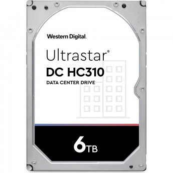 Жесткий диск WESTERN DIGITAL ULTRASTAR DC HC310 HUS726T6TALE6L4, 6ТБ, HDD, SATA III, 3.5" Жесткий диск WESTERN DIGITAL ULTRASTAR DC HC310 HUS726T6TALE6L4, 6ТБ, HDD, SATA III, 3.5"