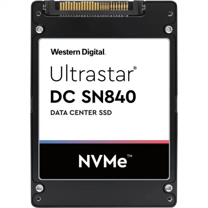SSD накопитель WESTERN DIGITAL ULTRASTAR DC SN840 15.36ТБ, 2.5", PCI-E 3.1 x4, NVMe, U.2 SFF-8639 WUS4BA1A1DSP3X1 SSD накопитель WESTERN DIGITAL ULTRASTAR DC SN840 15.36ТБ, 2.5", PCI-E 3.1 x4, NVMe, U.2 SFF-8639 WUS4BA1A1DSP3X1